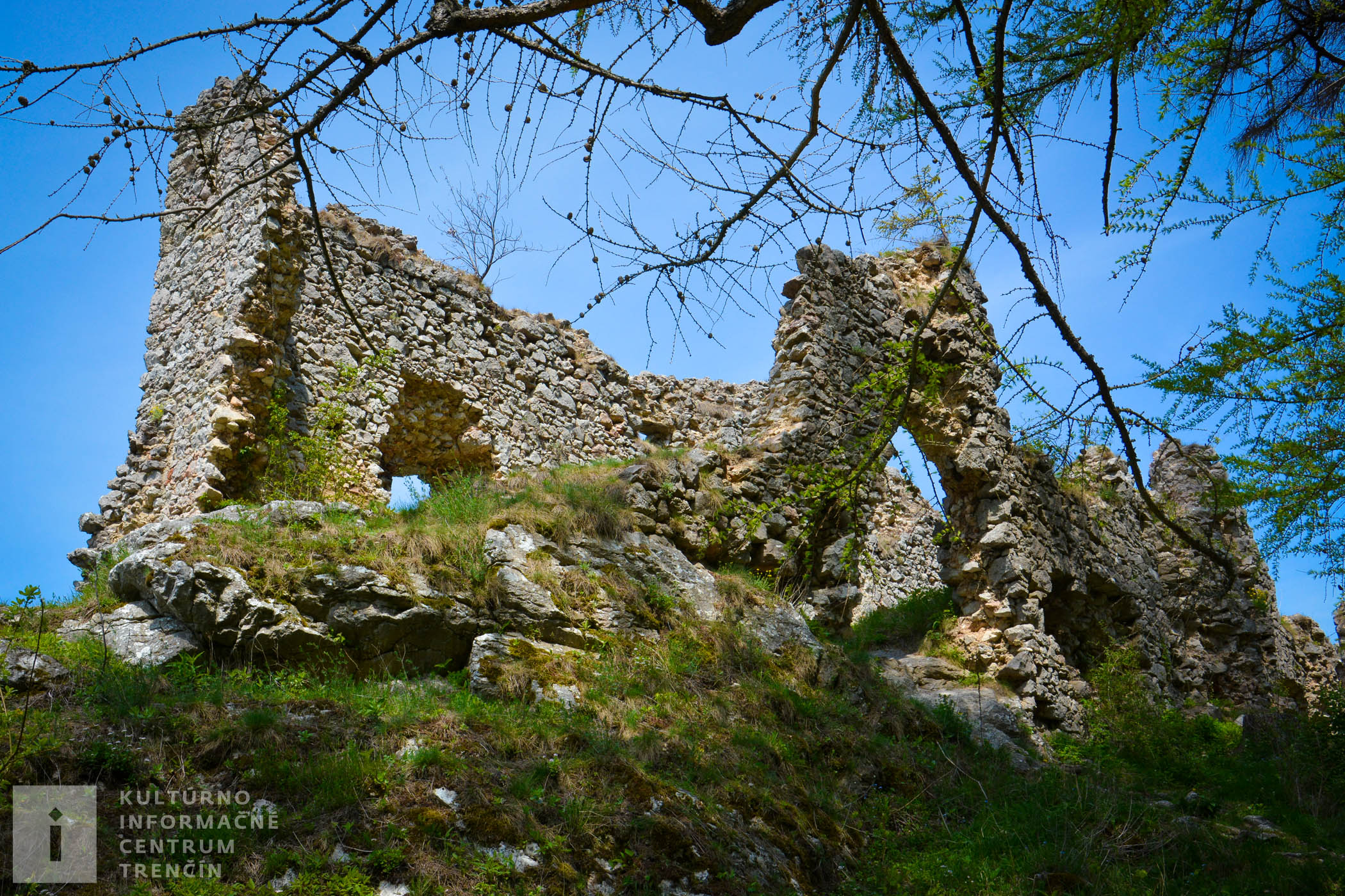 Ruiny hradu Vršatec/Vršatec Castle ruins